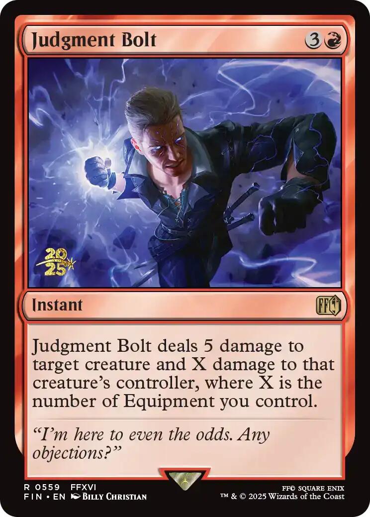 Judgment Bolt [FINAL FANTASY Prerelease Promo] | Good Games Modbury