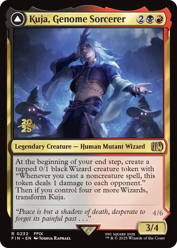 Kuja, Genome Sorcerer // Trance Kuja, Fate Defied [FINAL FANTASY Prerelease Promo] | Good Games Modbury