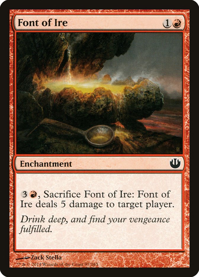 Font of Ire 97/165 (Journey Into Nyx)  - Foil | Good Games Modbury