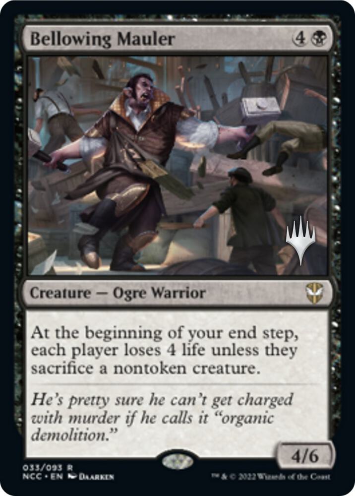 Bellowing Mauler 33p/76 (Promo Pack: Streets of New Capenna)  - Foil | Good Games Modbury