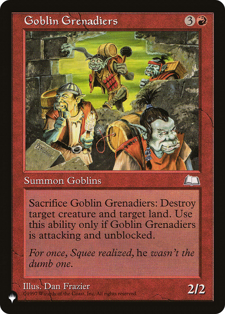 Goblin Grenadiers [The List Reprints] | Good Games Modbury