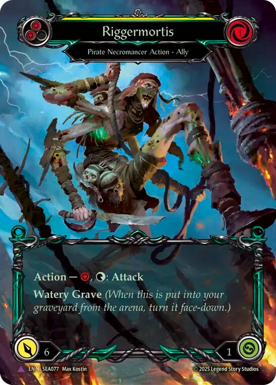 Riggermortis (Marvel Cold Foil) [SEA077] (High Seas)  Cold Foil | Good Games Modbury