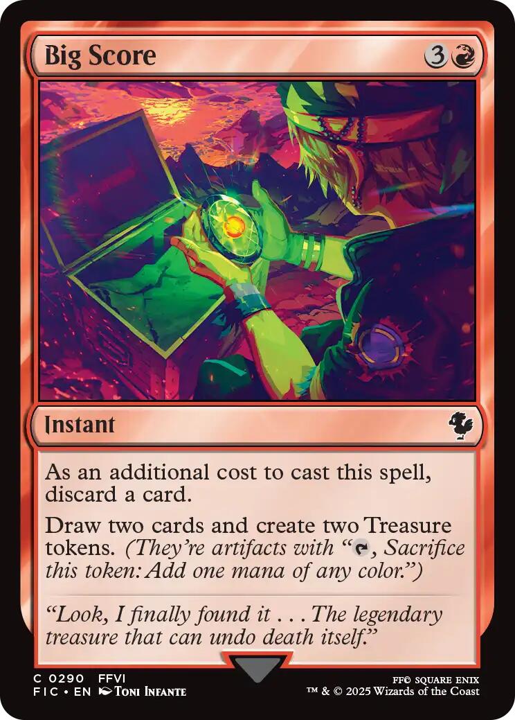 Big Score (Surge Foil) [FINAL FANTASY Commander] | Good Games Modbury