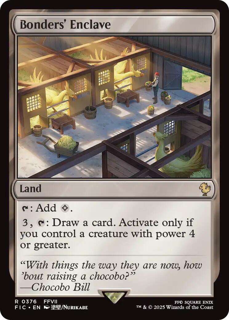 Bonders' Enclave (Surge Foil) [FINAL FANTASY Commander] | Good Games Modbury