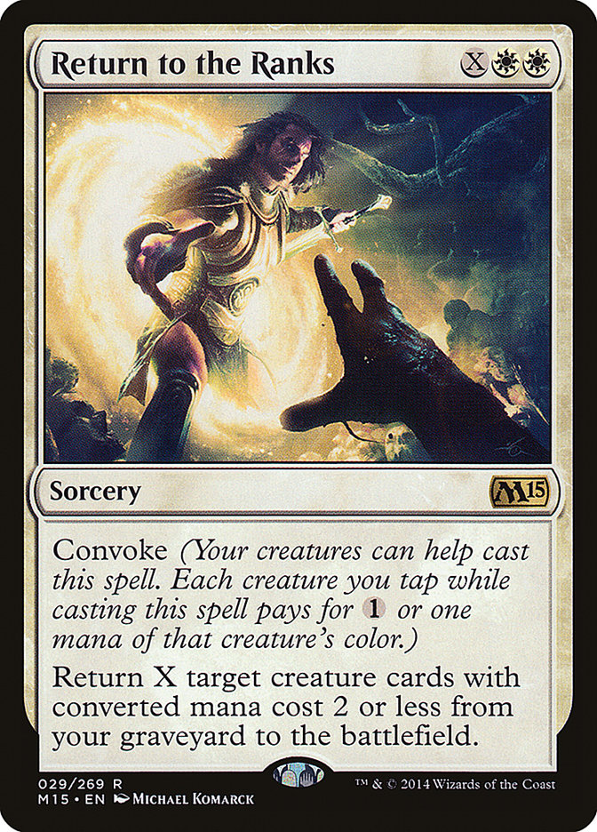 Return to the Ranks 29/269 (Magic 2015 (M15))  | Good Games Modbury