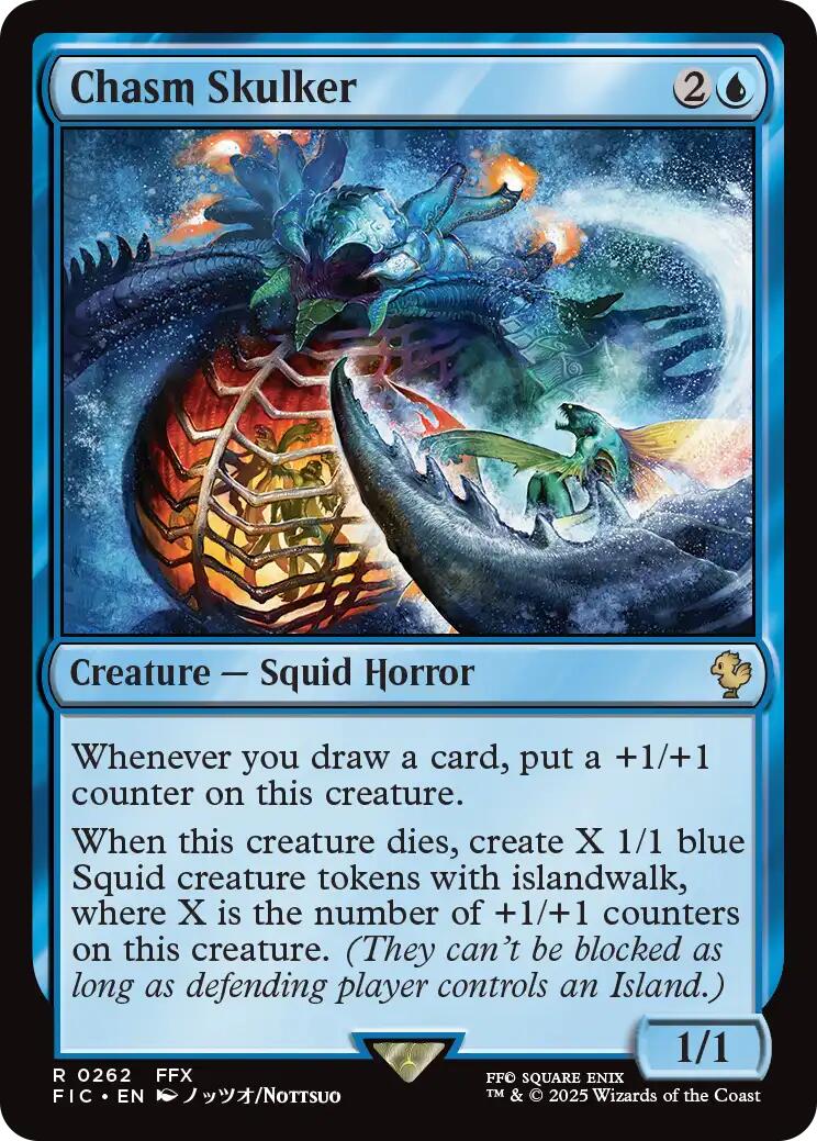 Chasm Skulker (Surge Foil) [FINAL FANTASY Commander] | Good Games Modbury