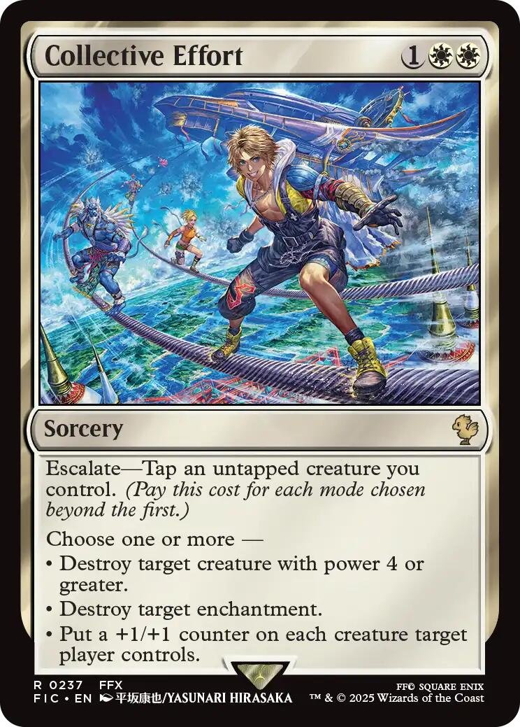 Collective Effort (Surge Foil) [FINAL FANTASY Commander] | Good Games Modbury