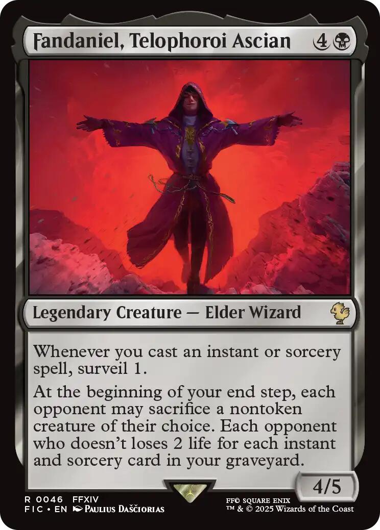 Fandaniel, Telophoroi Ascian (Surge Foil) [FINAL FANTASY Commander] | Good Games Modbury