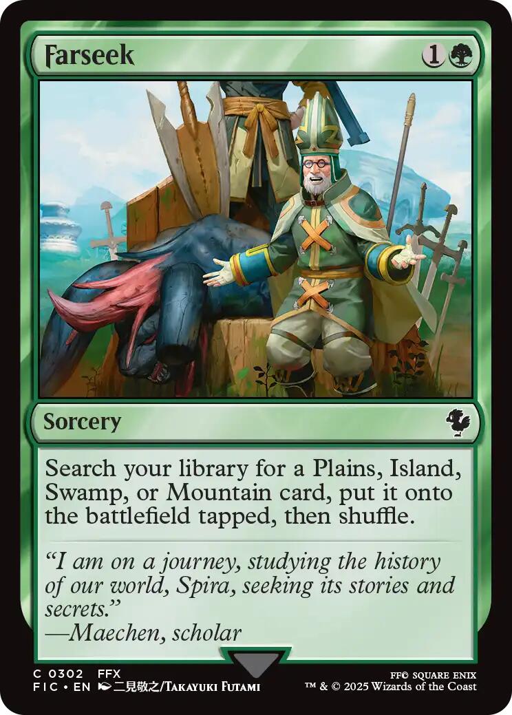 Farseek (Surge Foil) [FINAL FANTASY Commander] | Good Games Modbury