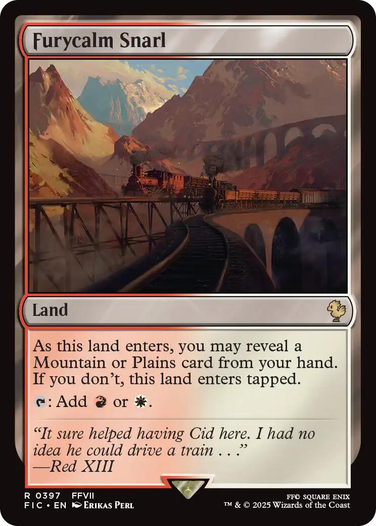 Furycalm Snarl (Surge Foil) [FINAL FANTASY Commander] | Good Games Modbury