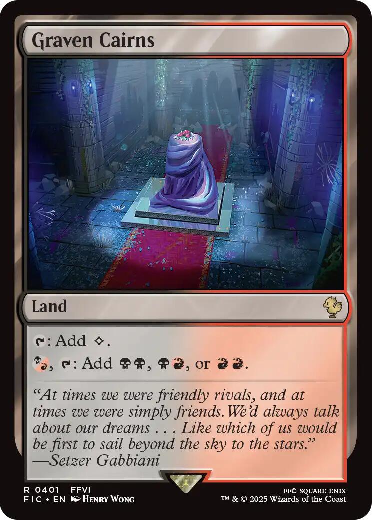 Graven Cairns (Surge Foil) [FINAL FANTASY Commander] | Good Games Modbury