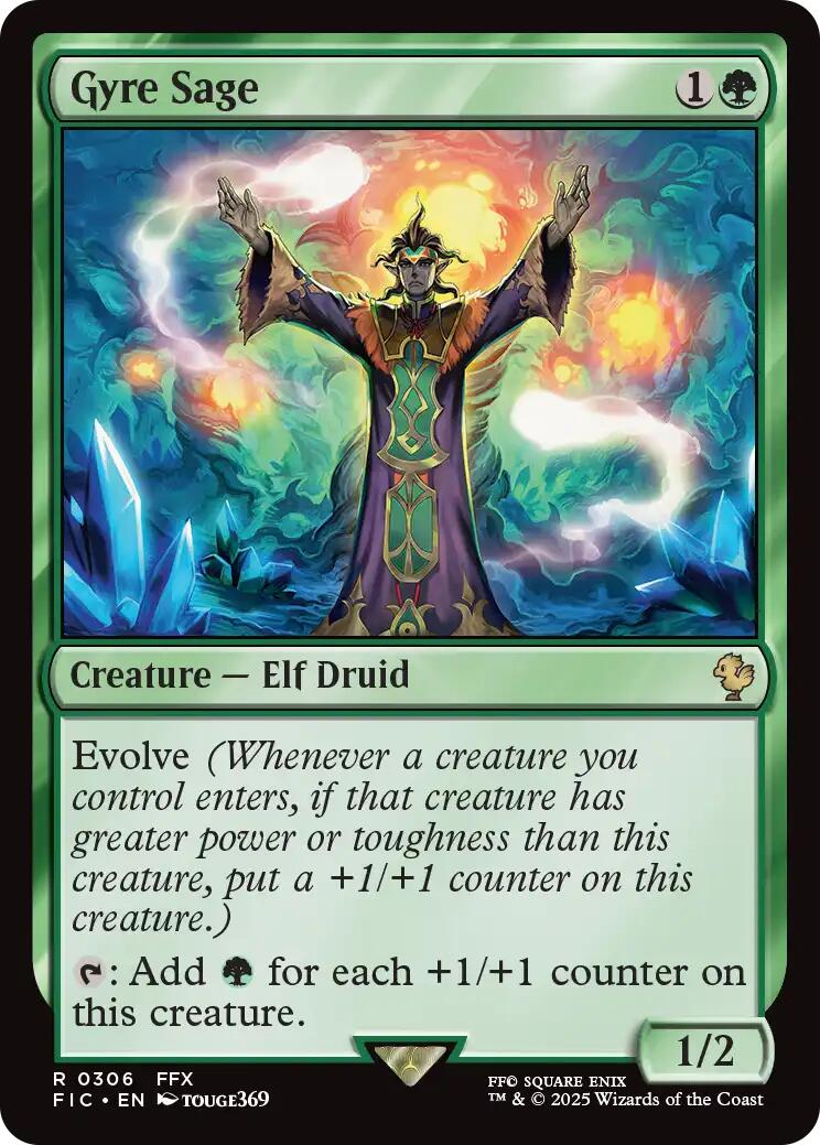 Gyre Sage (Surge Foil) [FINAL FANTASY Commander] | Good Games Modbury