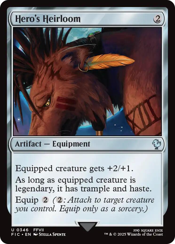 Hero's Heirloom (Surge Foil) [FINAL FANTASY Commander] | Good Games Modbury