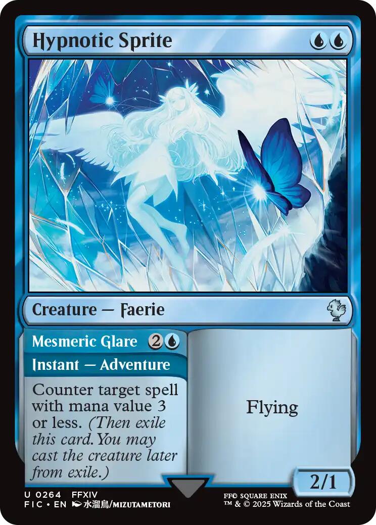 Hypnotic Sprite (Surge Foil) [FINAL FANTASY Commander] | Good Games Modbury