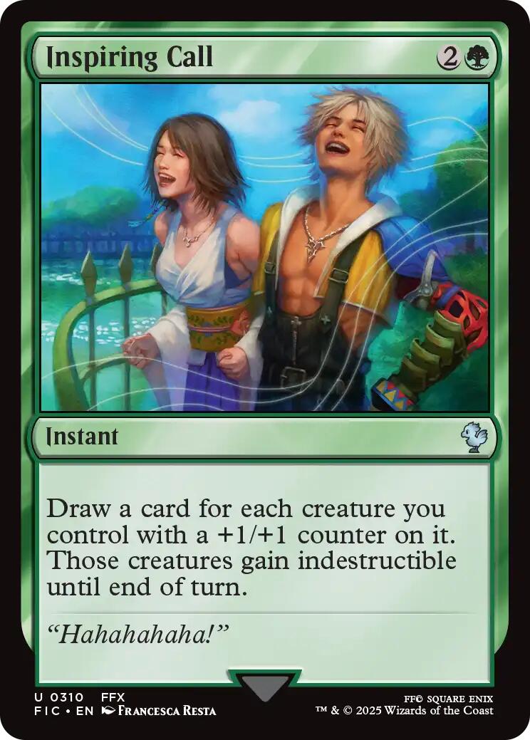 Inspiring Call (Surge Foil) [FINAL FANTASY Commander] | Good Games Modbury