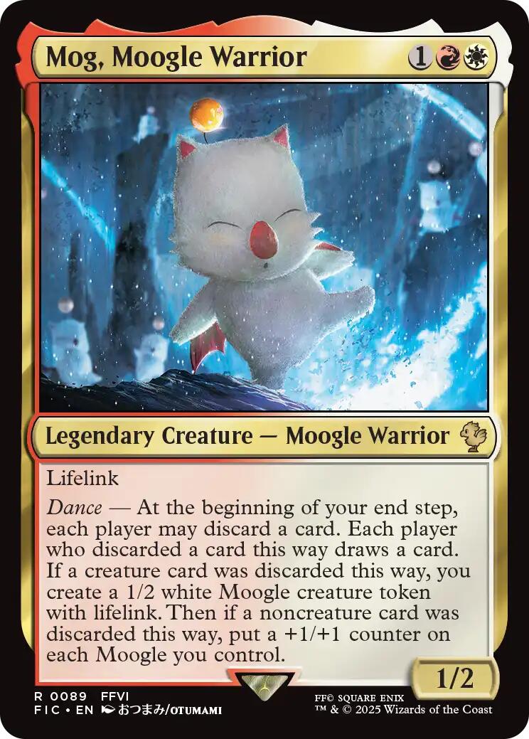 Mog, Moogle Warrior (Surge Foil) [FINAL FANTASY Commander] | Good Games Modbury
