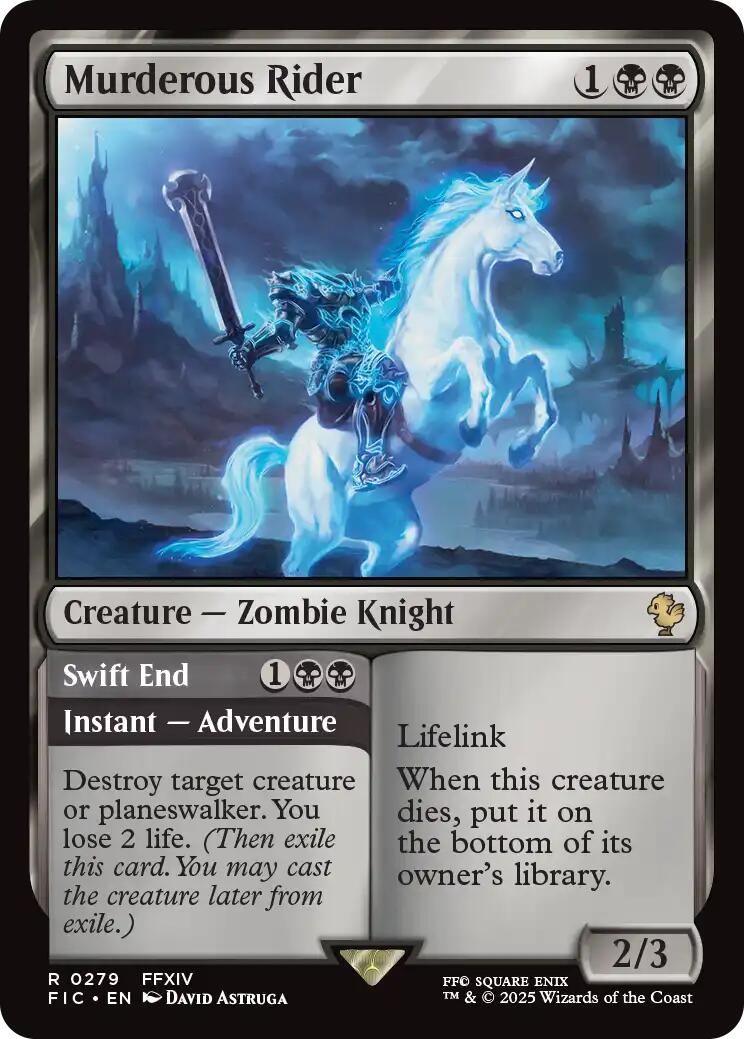 Murderous Rider (Surge Foil) [FINAL FANTASY Commander] | Good Games Modbury