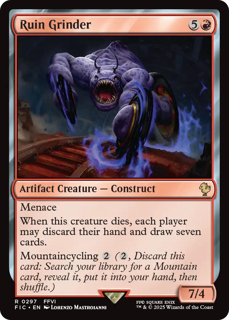 Ruin Grinder (Surge Foil) [FINAL FANTASY Commander] | Good Games Modbury