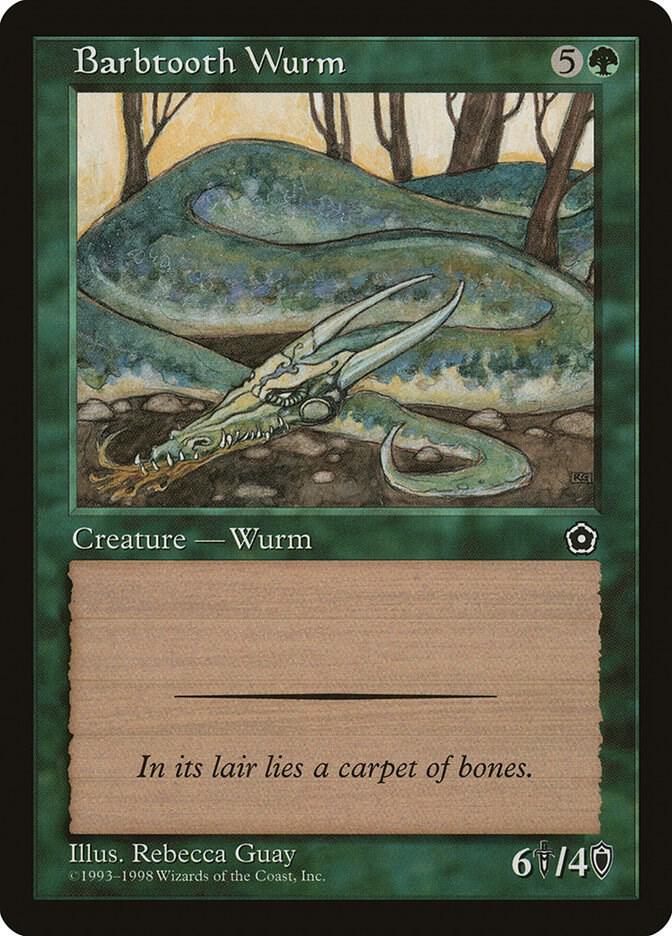 Barbtooth Wurm 122/165 (Portal Second Age)  | Good Games Modbury
