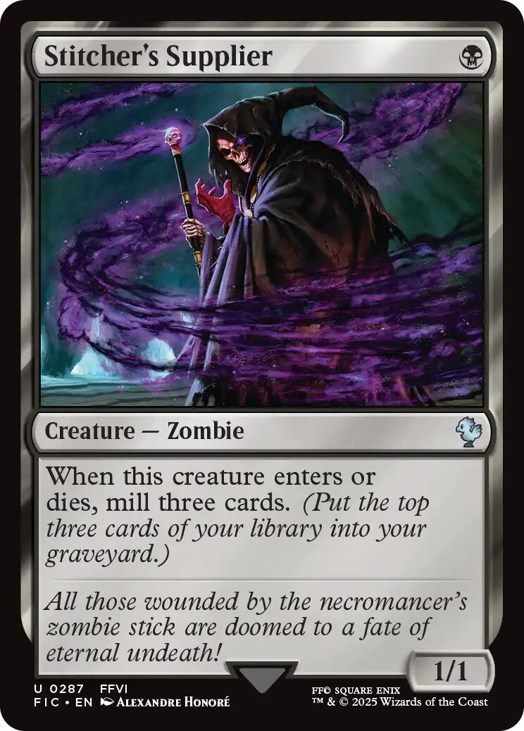 Stitcher's Supplier (Surge Foil) [FINAL FANTASY Commander] | Good Games Modbury