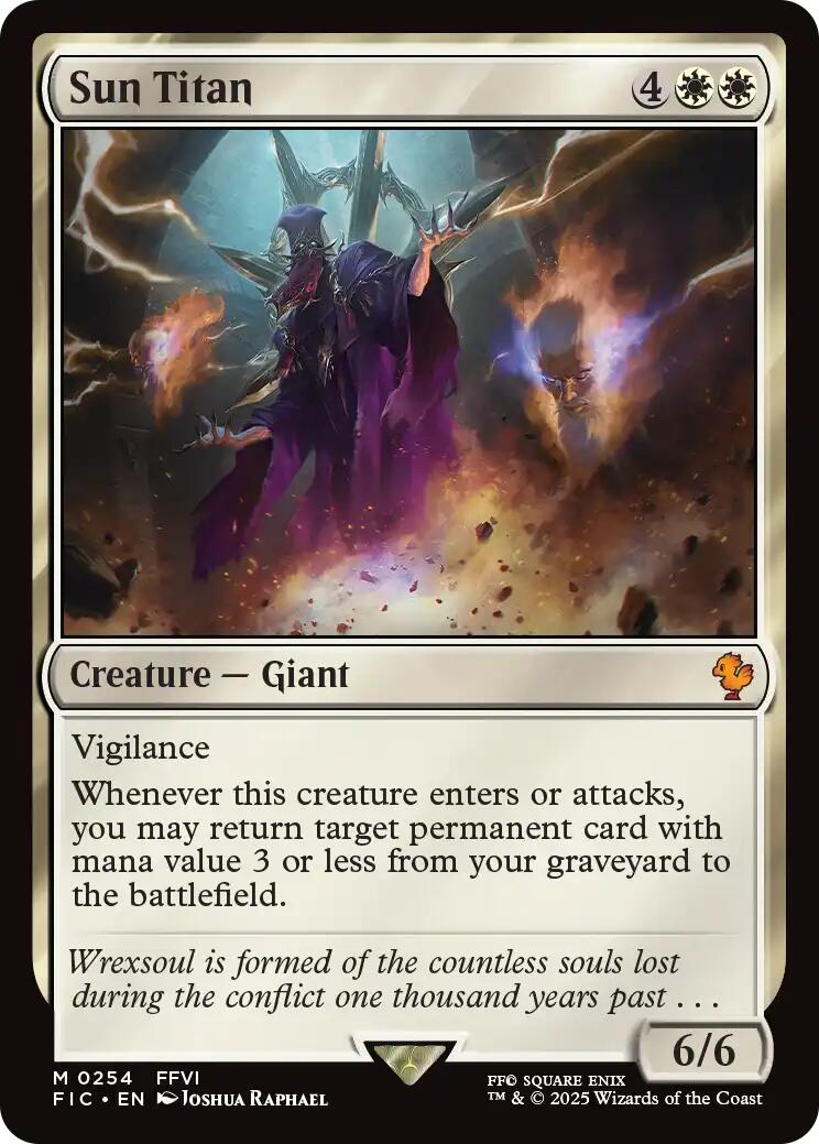 Sun Titan (Surge Foil) [FINAL FANTASY Commander] | Good Games Modbury