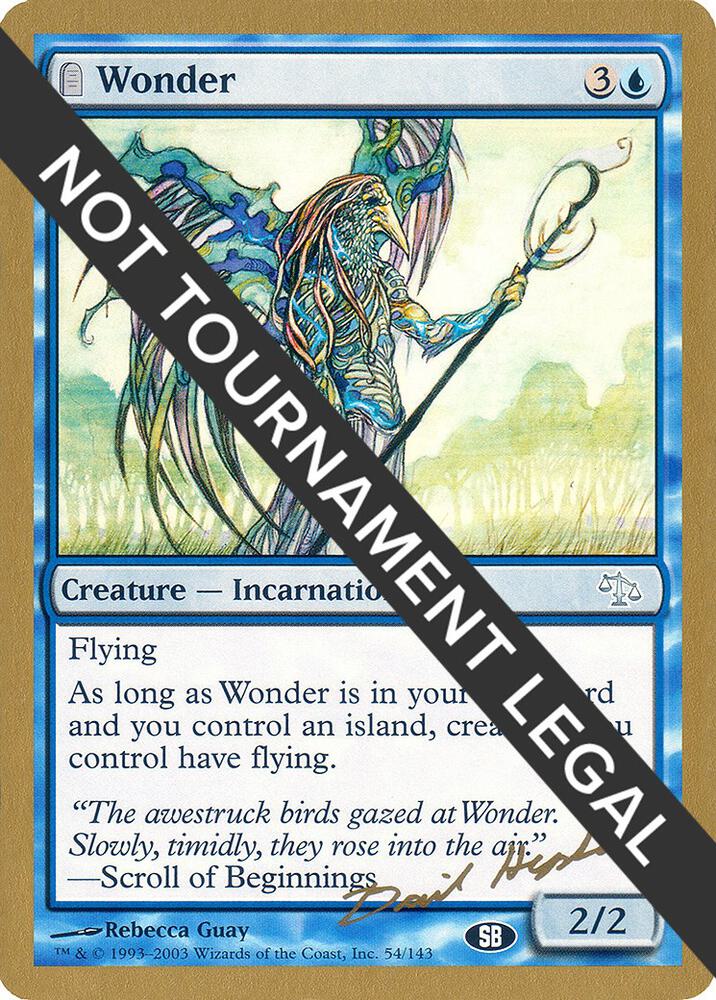 Wonder 2003 Dave Humpherys JUD SB dh54sb/142 (World Championship Decks)  | Good Games Modbury