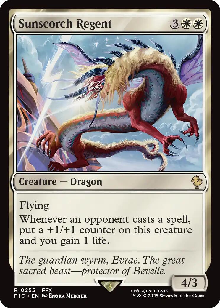 Sunscorch Regent (Surge Foil) [FINAL FANTASY Commander] | Good Games Modbury