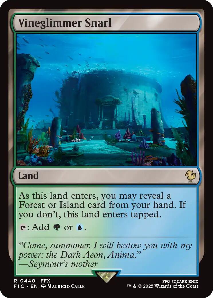 Vineglimmer Snarl (Surge Foil) [FINAL FANTASY Commander] | Good Games Modbury