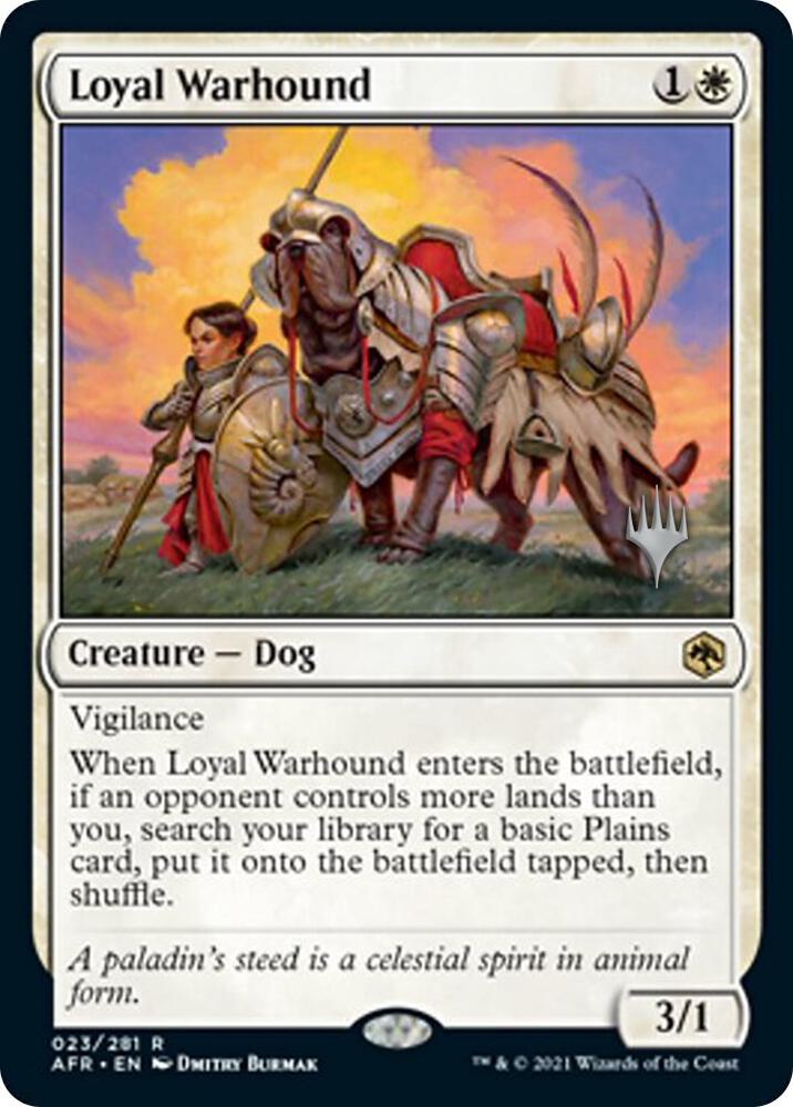 Loyal Warhound 23p/241 (Promo Pack: Adventures in the Forgotten Realms)  | Good Games Modbury