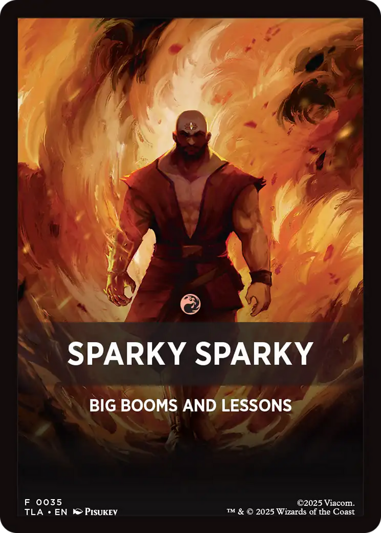 Sparky Sparky Theme Card [Avatar: The Last Airbender Tokens] | Good Games Modbury