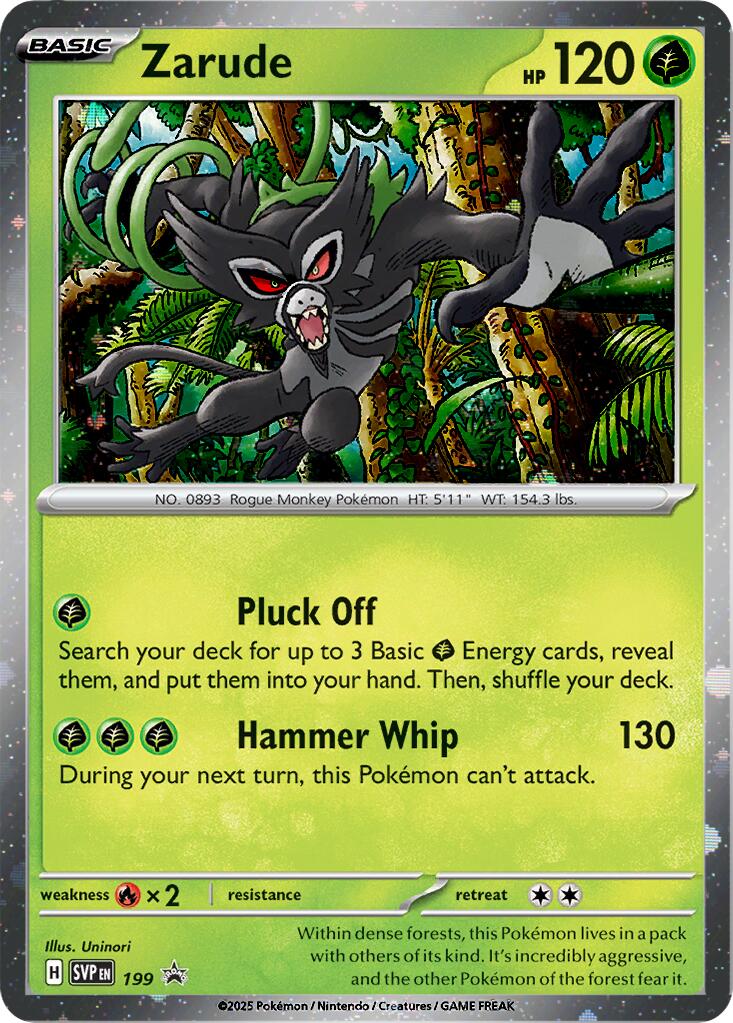 Zarude (199) (Cosmos Holo) [Scarlet & Violet: Black Star Promos] | Good Games Modbury