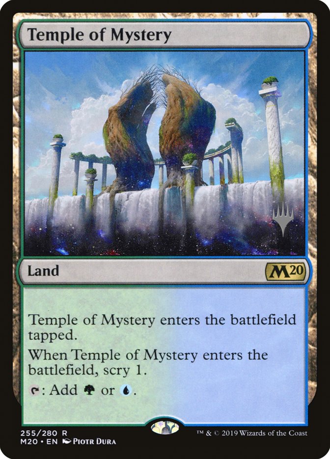 Temple of Mystery (Promo Pack) [Core Set 2020 Promos] | Good Games Modbury