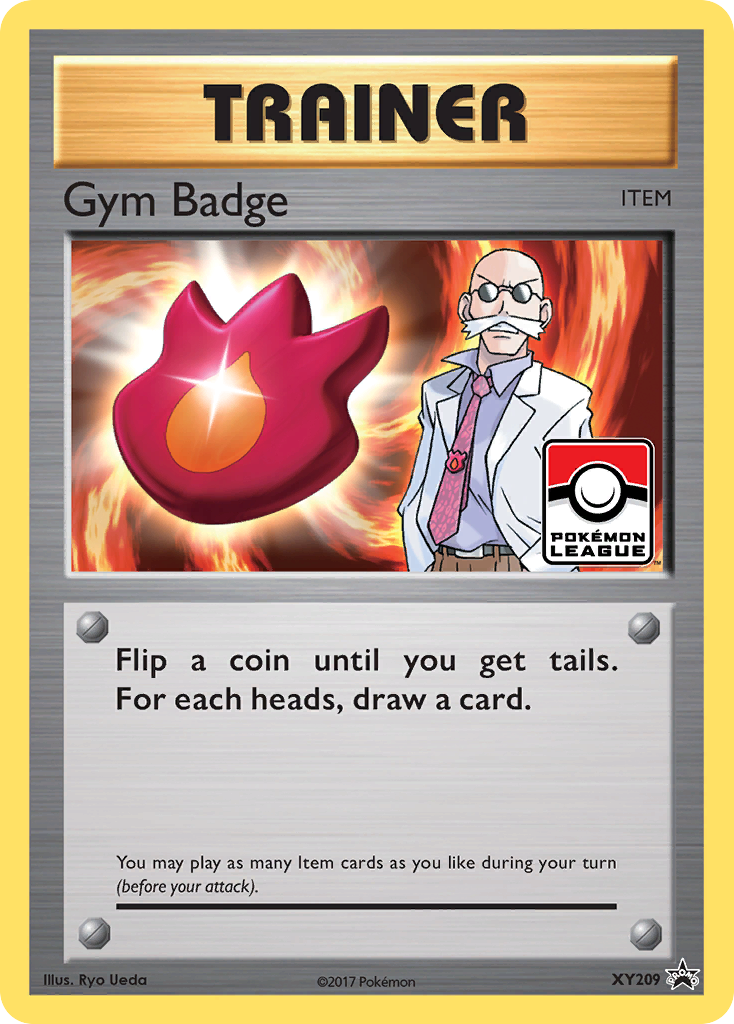 Gym Badge (XY209) (Blaine) [XY: Black Star Promos] | Good Games Modbury