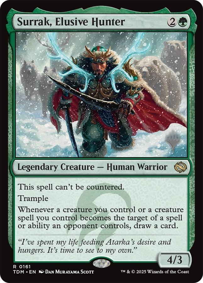 Surrak, Elusive Hunter 161 (Promo Pack: Tarkir: Dragonstorm)  | Good Games Modbury