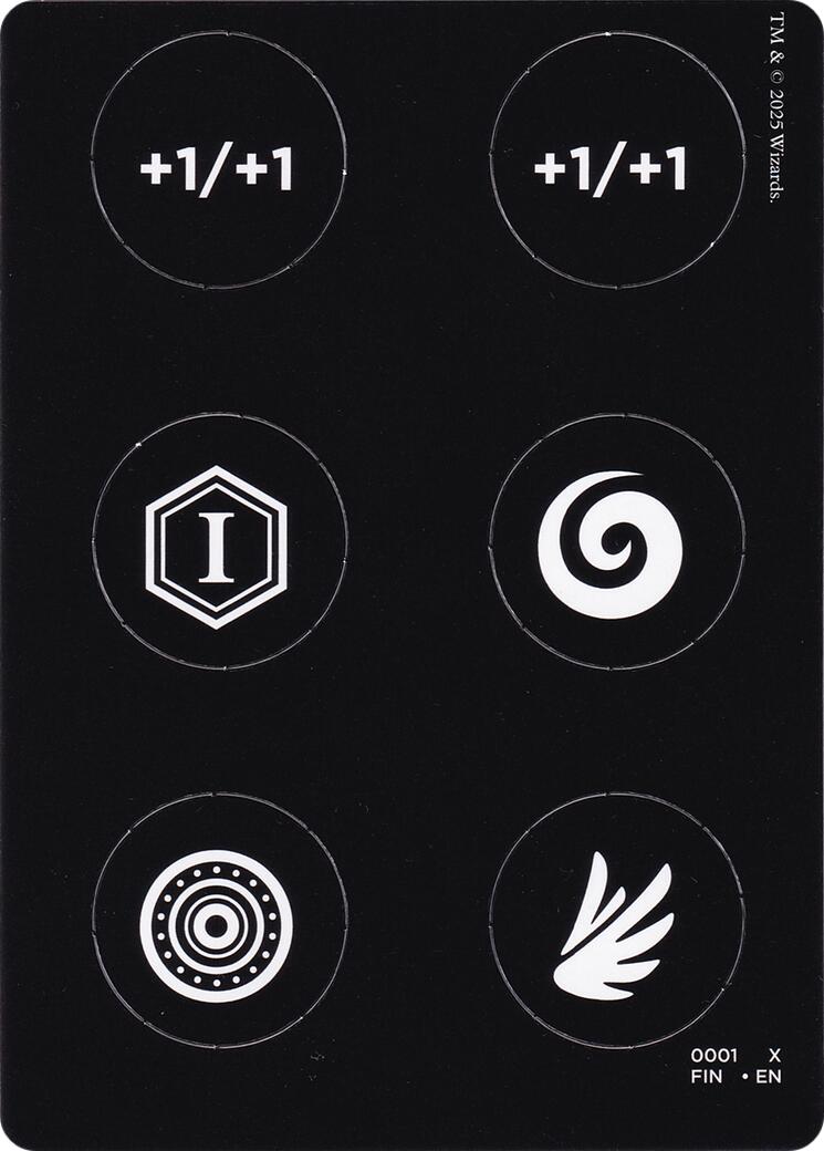 Punch Card Token (0001 // 0002) [FINAL FANTASY Tokens] | Good Games Modbury