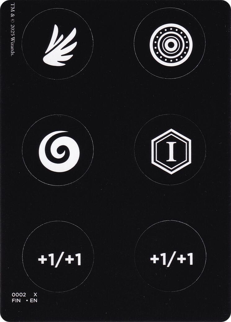 Punch Card Token (0001 // 0002) [FINAL FANTASY Tokens] | Good Games Modbury