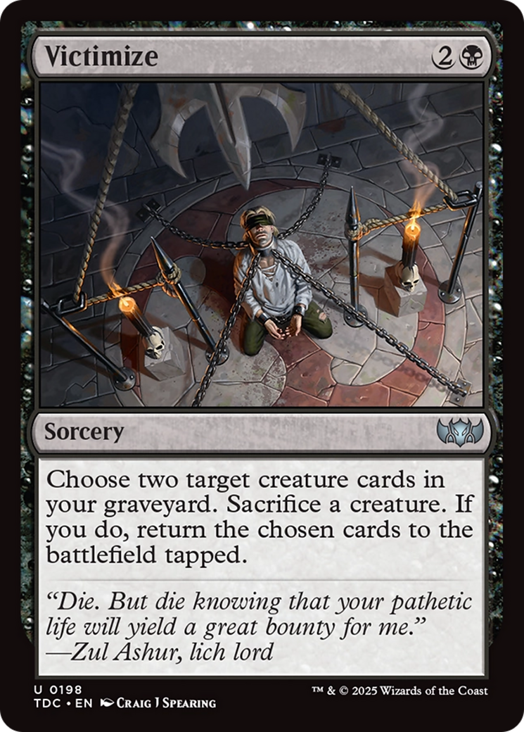 Victimize [Tarkir: Dragonstorm Commander] | Good Games Modbury