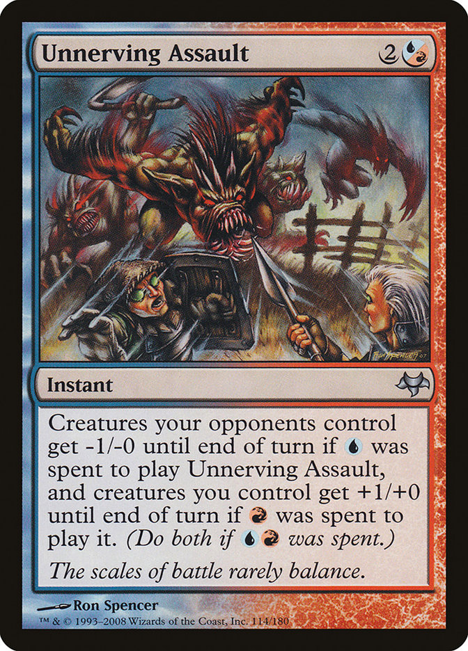 Unnerving Assault 114/180 (Eventide)  - Foil | Good Games Modbury