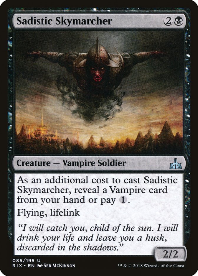 Sadistic Skymarcher 85/196 (Rivals of Ixalan)  | Good Games Modbury