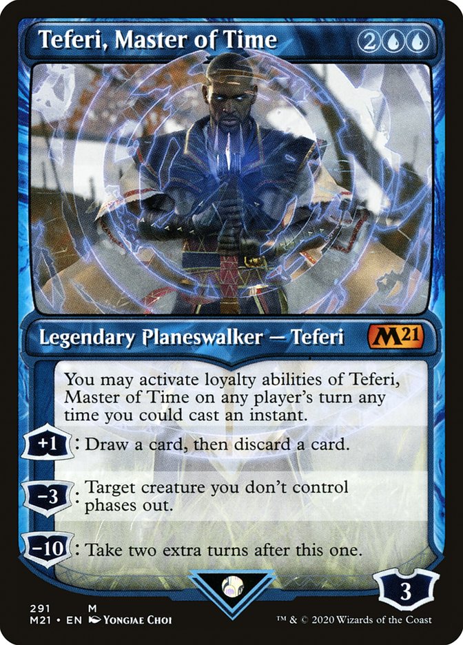 Teferi, Master of Time (Showcase) (291) [Core Set 2021] | Good Games Modbury