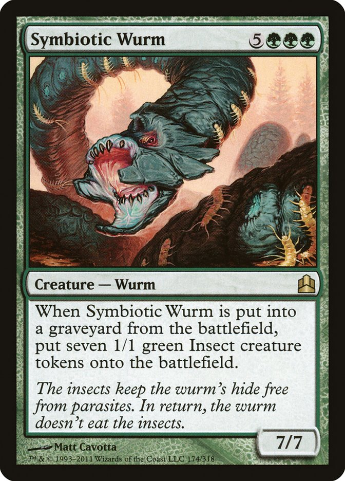 Symbiotic Wurm [Commander 2011] | Good Games Modbury