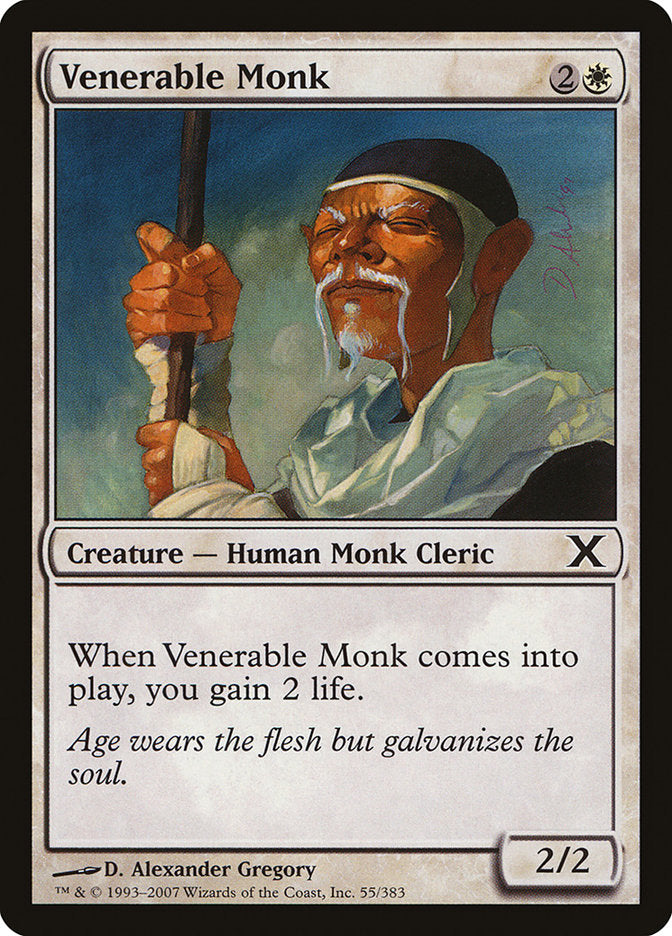 Venerable Monk [Tenth Edition] | Good Games Modbury