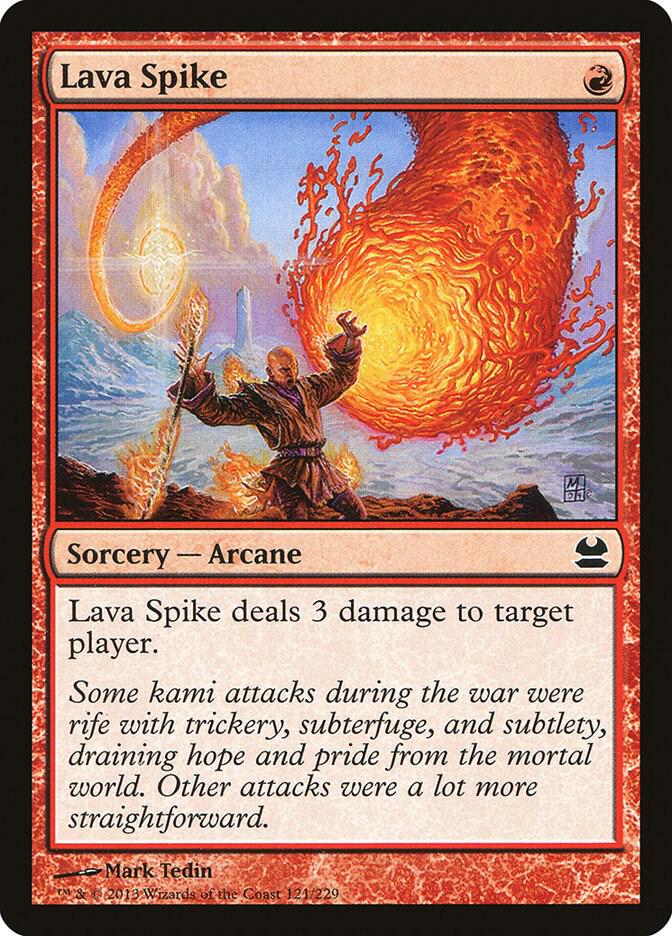 Lava Spike 121/229 (Modern Masters)  - Foil | Good Games Modbury