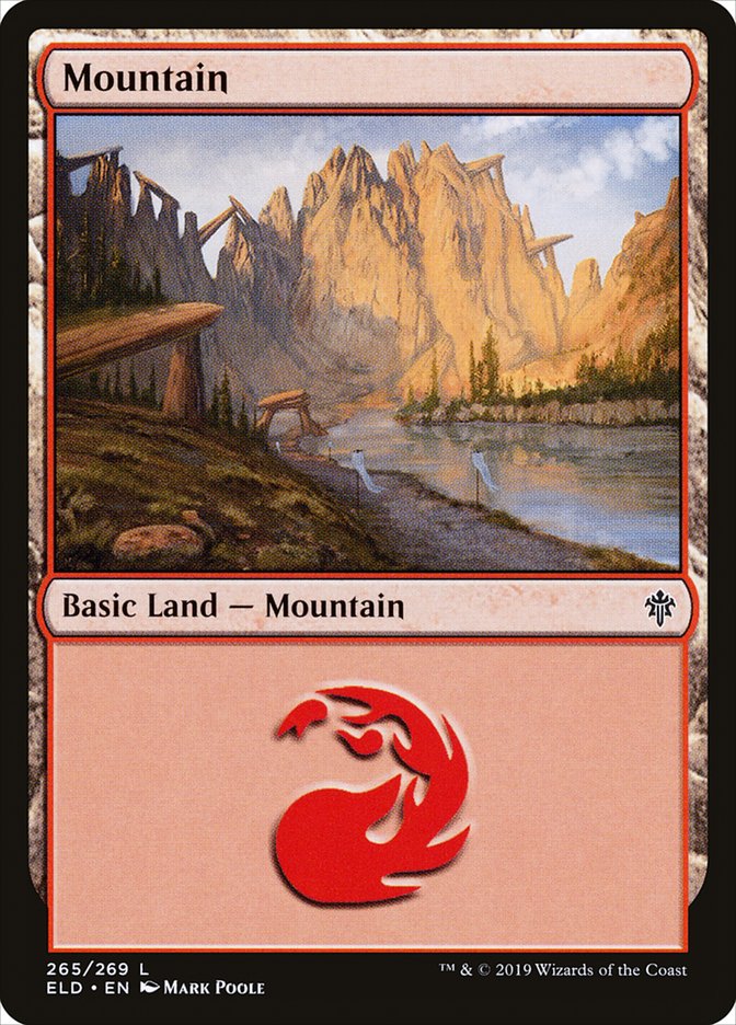 Mountain (265) [Throne of Eldraine] | Good Games Modbury