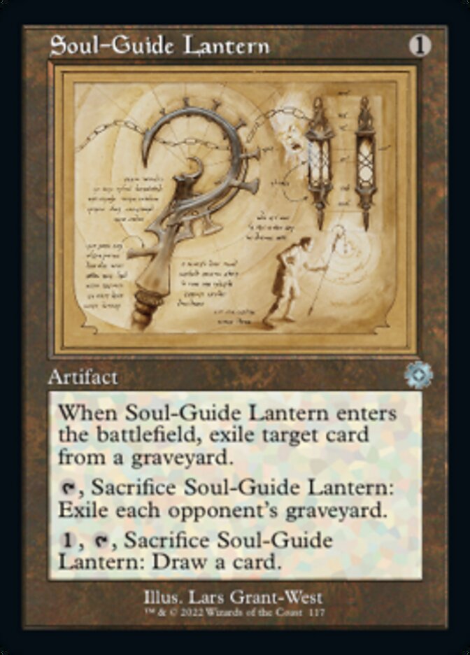 Soul-Guide Lantern (Retro Schematic) [The Brothers' War Retro Artifacts] | Good Games Modbury