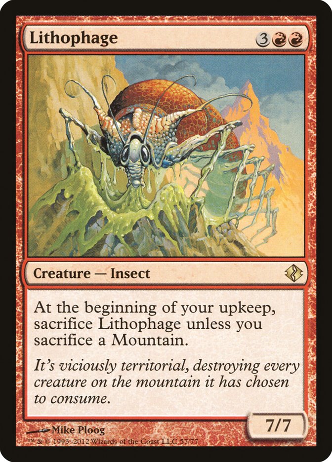 Lithophage 57/77 (Duel Decks: Venser vs. Koth)  | Good Games Modbury