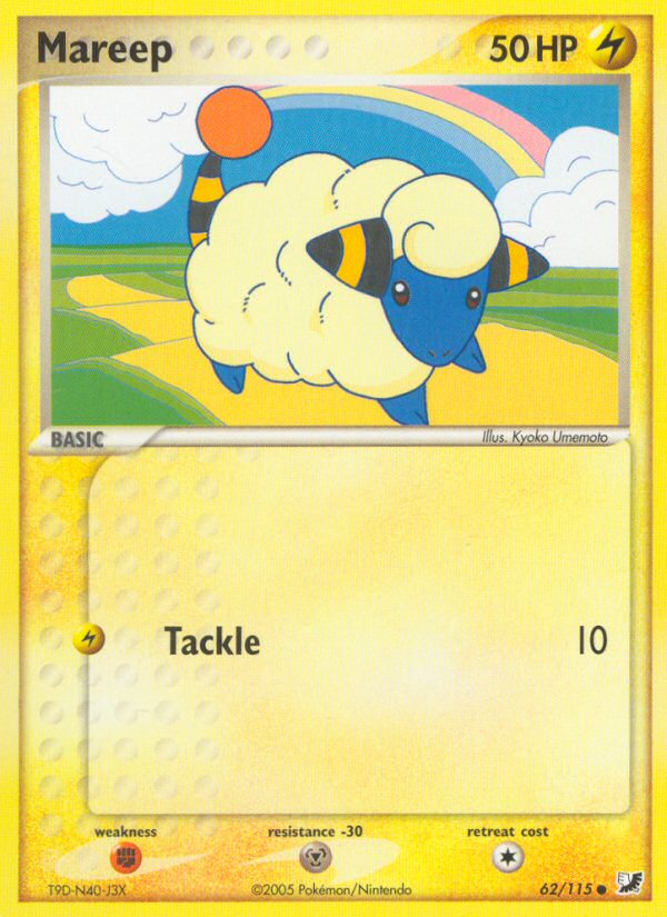 Mareep (62/115) [EX: Unseen Forces] | Good Games Modbury