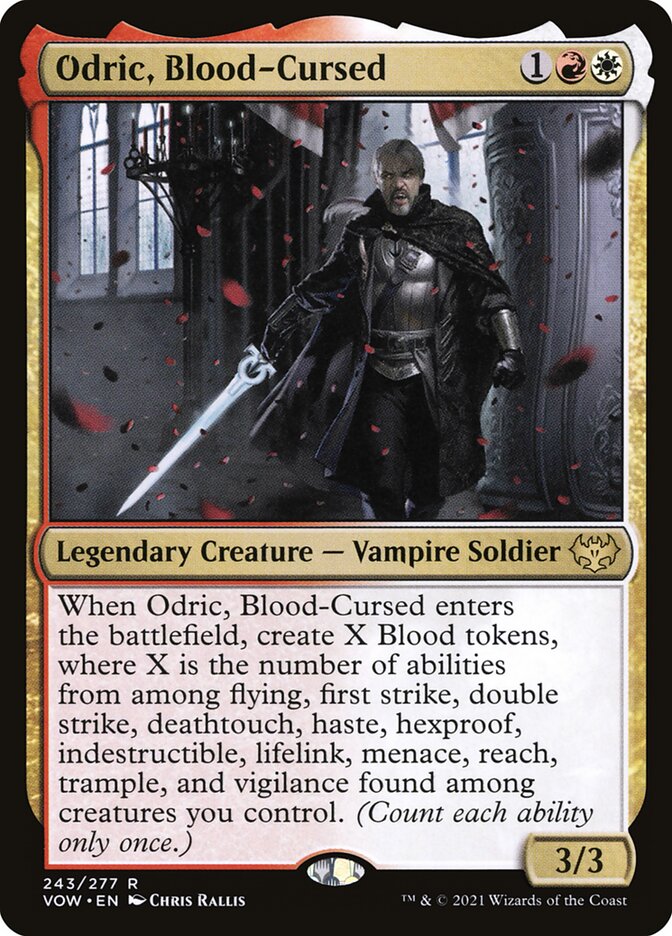Odric, Blood-Cursed 243/277 (Innistrad: Crimson Vow)  | Good Games Modbury