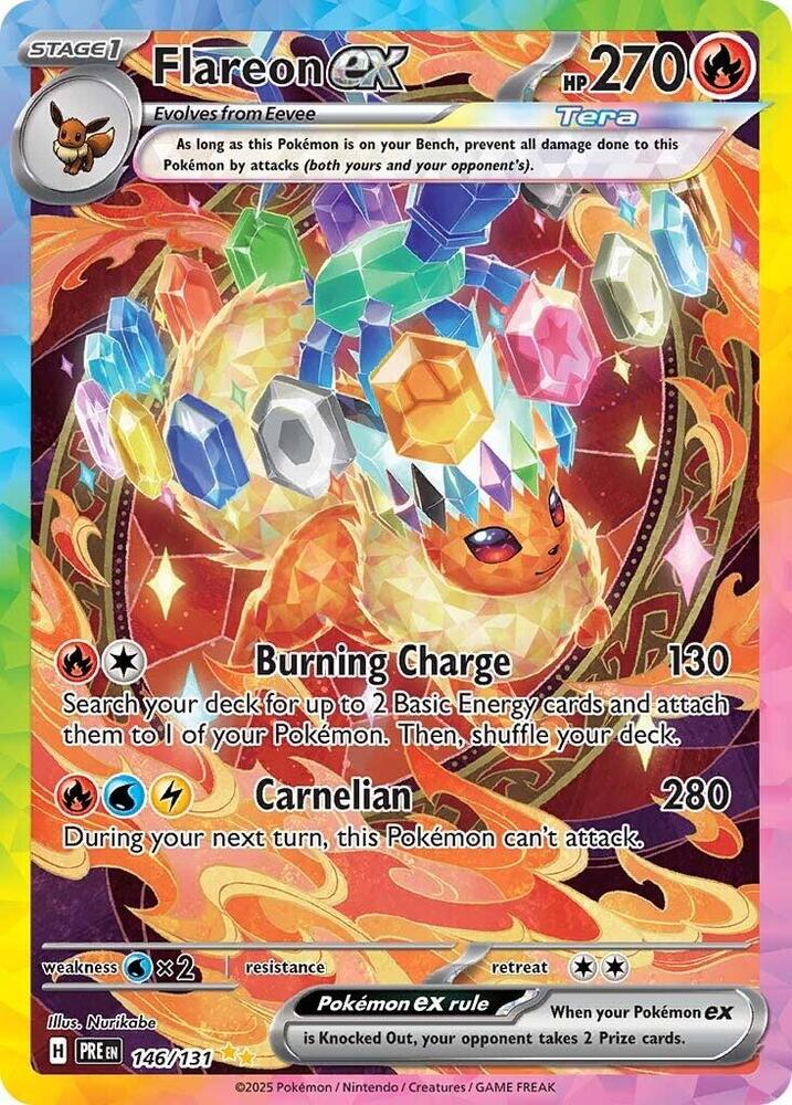 Flareon ex (146/131) [Scarlet & Violet: Prismatic Evolutions] | Good Games Modbury