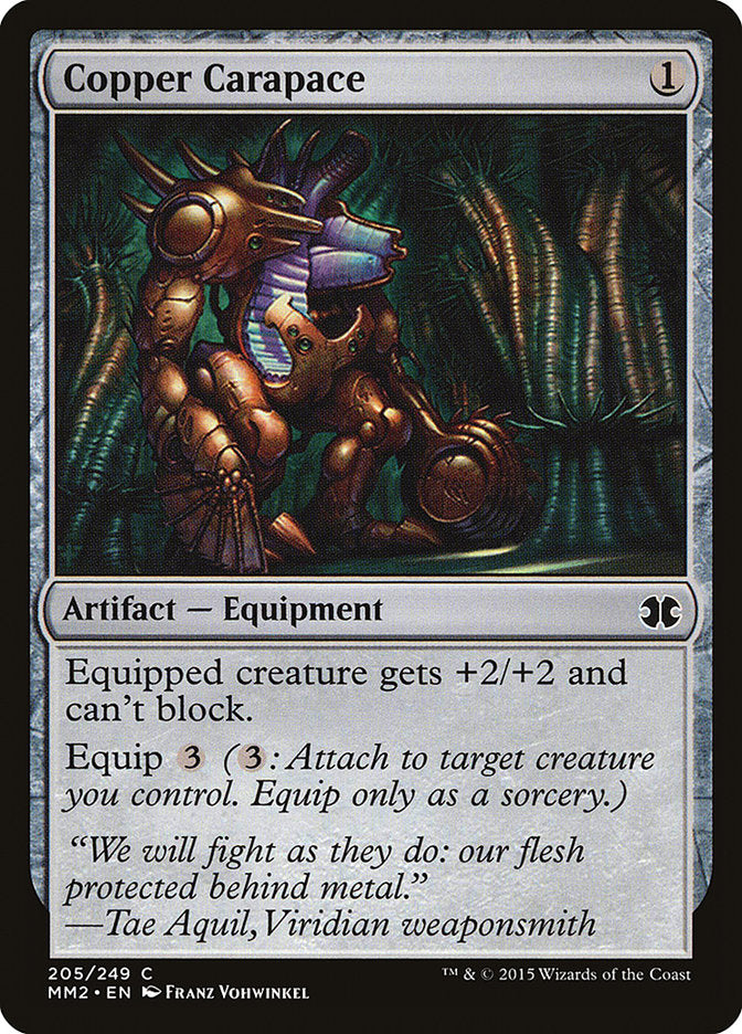Copper Carapace 205/249 (Modern Masters 2015)  - Foil | Good Games Modbury